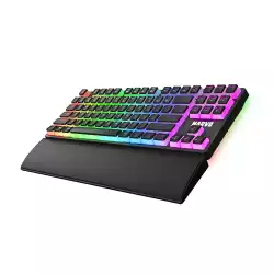 Marvo механична клавиатура Gaming Mechanical Keyboard KG946 - Red switches, TKL, Wrist Rest, Rainbow