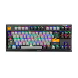 Marvo механична клавиатура Gaming Mechanical Keyboard KG980-B - RGB, Blue switches, TKL