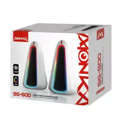 Marvo Тонколони Gaming Speakers 2.0 6W, RGB - Monka Zilla SG-500