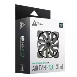 Montech комплект вентилатор AIR FAN P120, Fan Kit 2x120mm, 1-to-3 splitter, PWM