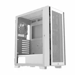 Montech кутия AIR 1000 LITE, Mid-tower Case, TG, 3x120mm Fans, White