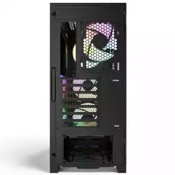 Montech кутия AIR 1000 PREMIUM, Mid-tower Case, TG, 2 Front Panels, 4x120mm ARGB Fans, Black