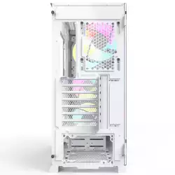 Montech кутия AIR 1000 PREMIUM, Mid-tower Case, TG, 2 Front Panels, 4x120mm ARGB Fans, White