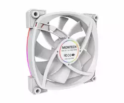 Montech вентилатор AX120 PWM, Fan 120mm, ARGB, White