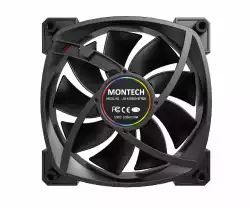 Montech вентилатор AX120 PWM, Fan 120mm, ARGB, Black