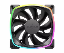 Montech вентилатор AX120 PWM, Fan 120mm, ARGB, Black