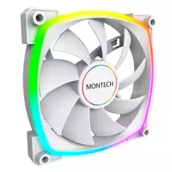 Montech вентилатор AX140 PWM, Fan 140mm, ARGB, White