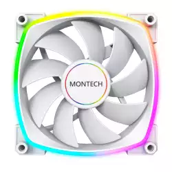 Montech вентилатор AX140 PWM, Fan 140mm, ARGB, White