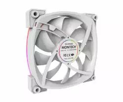 Montech вентилатор RX120 PWM, REVERSE Fan, 120mm, ARGB, White