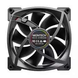 Montech вентилатор RX140 PWM, REVERSE Fan, 140mm, ARGB, Black