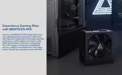 Montech захранване PSU 650W - APX - 80 Plus White