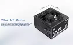 Montech захранване PSU 650W - APX - 80 Plus White