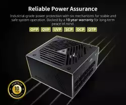 Montech захранване TITAN GOLD 1000, PSU ATX3.0, 80 Plus Gold, Cybernetics Gold, Full Modular