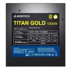 Montech захранване TITAN GOLD 1000, PSU ATX3.0, 80 Plus Gold, Cybernetics Gold, Full Modular