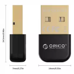 Orico блутут адаптер Bluetooth 4.0 USB adapter, black - BTA-403-BK