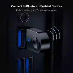 Orico блутут адаптер Bluetooth 5.0 USB adapter, black - BTA-608-BK