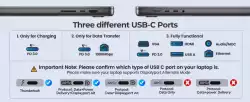 Orico докинг станция Portable Docking station M.2 SATA/NVMe - HDMI, USB3.2-A x 2, USB-C (10Gbps) x 1,USB-C (PD100W), SD/TF - OM28P-G2-BK