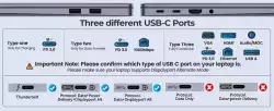 Orico докинг станция Portable Docking station M.2 SATA/NVMe - HDMI, USB3.2-A x 1, USB-C (10Gbps) x 1,USB-C (PD100W), USB2.0-A x 2, LAN - OM28PR-G2-BK