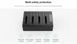 Orico докинг станция Storage - HDD/SSD Dock/Duplicator - 4x 2.5 and 3.5 inch USB3.0, black - 6648US3-C