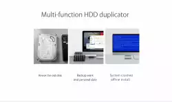 Orico докинг станция Storage - HDD/SSD Dock/Duplicator - 5x 2.5 and 3.5 inch USB3.0 - 6558US3