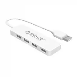 Orico хъб USB2.0 HUB 4 port White - FL01-WH