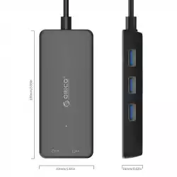Orico хъб USB3.0 HUB 3 port + Card Reader - H3TS-U3-V1