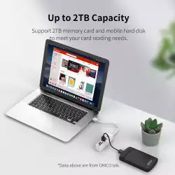 Orico хъб USB3.0 HUB 3 port + Card Reader - TWU3-3AST
