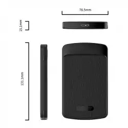 Orico кутия за диск Storage - Case - 2.5 inch USB3.0 - 2020U3-BK