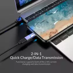 Orico магнитен преходник Adapter - Magnetic Micro B to Type-C - MT01-SV