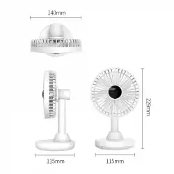 Orico вентилатор за бюро Desktop USB Fan - YT-N9C-WH-BP