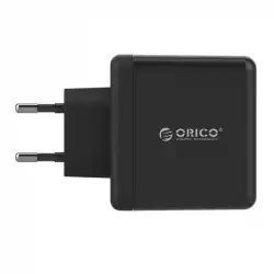 Orico зарядно за стена Smart Charger 220V - 15W 3 port black - WHC-3U