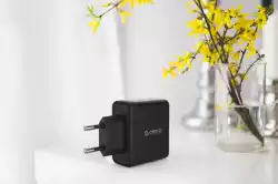 Orico зарядно за стена Smart Charger 220V - 15W 3 port black - WHC-3U