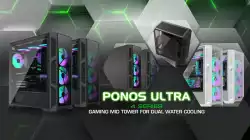 Raijintek кутия Case EATX - PONOS ULTRA WHITE TG4