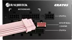 Raijintek захранване PSU ATX 3.0 1200W Gold - CRATOS 1200 WHITE