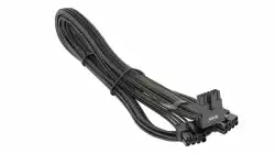 Seasonic модулен кабел Modding Cable 600W Black 90 degree - PCIe 5.0 12VHPWR - SS-2x8P-90-12V-2x6-600-BK