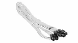 Seasonic модулен кабел Modding Cable 600W White - PCIe 5.0 12VHPWR - SS-2X8P-12VHPWR-600