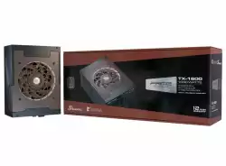 Seasonic захранване PSU ATX 3.1 1600W Titanium PCIe Gen 5 - PRIME NOCTUA EDITION TX-1600 - SSR-1600TR2-NE