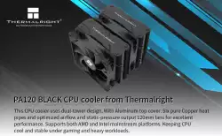 Thermalright охладител CPU Cooler Peerless Assassin 120 Black - Dual-Tower - LGA1851/LGA1700/AM5