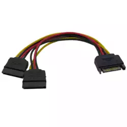 VCom разклонител SATA Power splitter 15-pin M / 2xFemale - CE360-0.15m