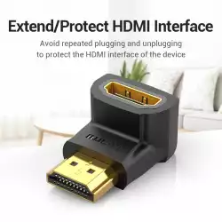 Vention Адаптер Adapter HDMI Right Angle 90 Degree M/F - AIOB0