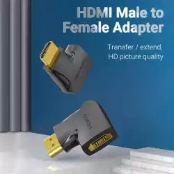 Vention Адаптер Adapter HDMI Vertical Flat 270 Degree M/F - AIQB0