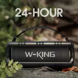 W-King Блутут мобилна колонка Bluetooth Speaker - D8 Mini Black - 30W