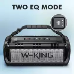 W-King Блутут мобилна колонка Bluetooth Speaker - D8 Black - 50W