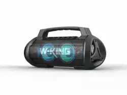 W-King Блутут мобилна парти колонка Bluetooth Party Speaker - D10 Black - 70W, Karaoke mic input, Light Show
