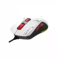 Xtrike ME геймърска мишка Gaming Mouse GM-316W - 7200dpi, Detachable covers, White