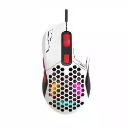 Xtrike ME геймърска мишка Gaming Mouse GM-316W - 7200dpi, Detachable covers, White