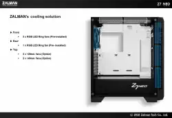 Zalman кутия Case ATX - Z7 NEO - RGB Sync