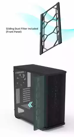 Zalman кутия Case EATX - Z10 DUO - Mesh/Tempered Glass