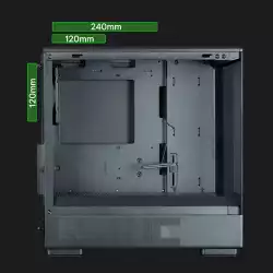 Zalman кутия Case mATX - P10 Black