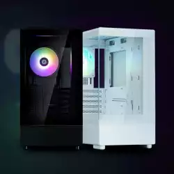 Zalman кутия Case mATX - P10 White